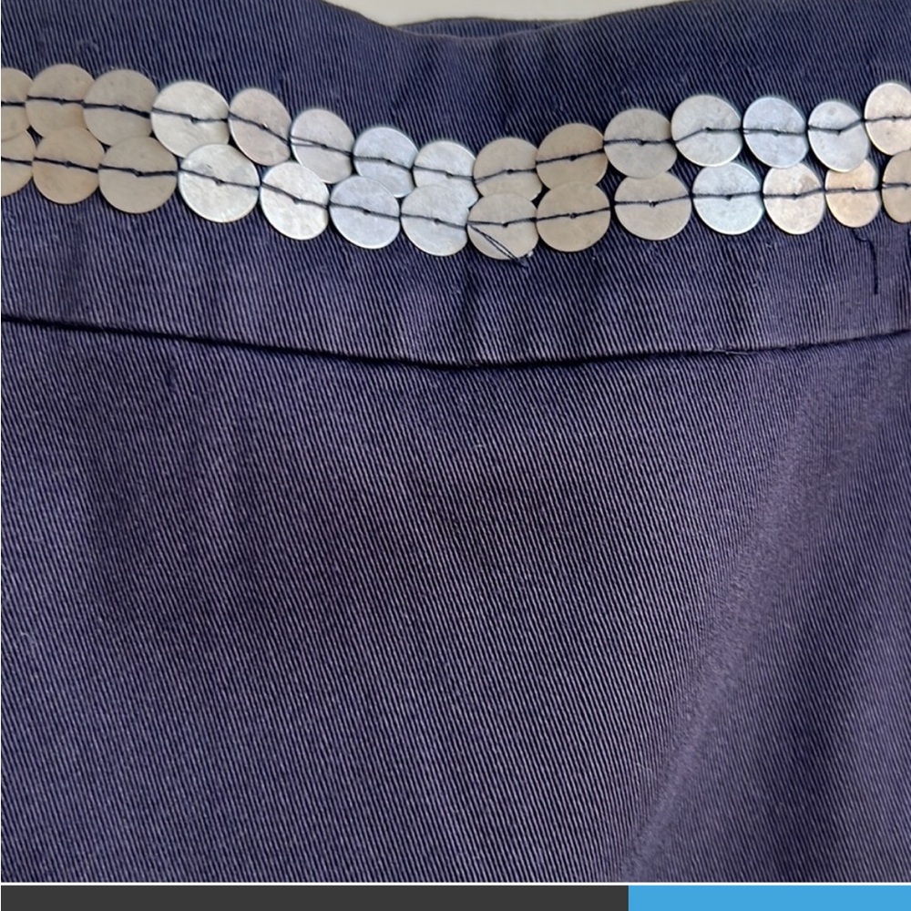 Tory Burch Twill Holly Skirt | Size 14 - Picture 7 of 8